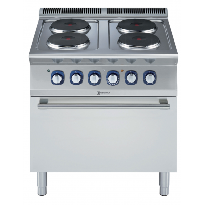 4 Hot Plate Electric Range + Oven 800 mm