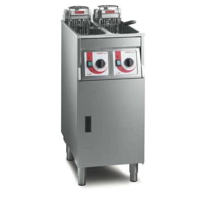 651125/B500 - FriFri Super Easy 422 Electric Free-standing Twin Tank Fryer with Filtration - 2 Baskets - W 400 mm - 15 kW