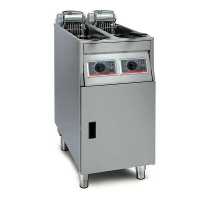 Lincat YF42201/G500 - FriFri Basic+ 422 Electric Free-standing Twin Tank Fryer - 2 Baskets - W 400 mm - 2 x 9.0 kW