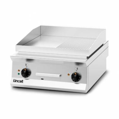 OE8205/R - Lincat Opus 800 Electric Counter-top Griddle - Ribbed Plate - W 600 mm - 8.0 kW