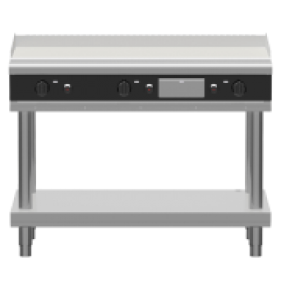 Waldorf Bold GPLB8120G-LS - 1200mm Gas Griddle Low Back Version - Leg Stand
