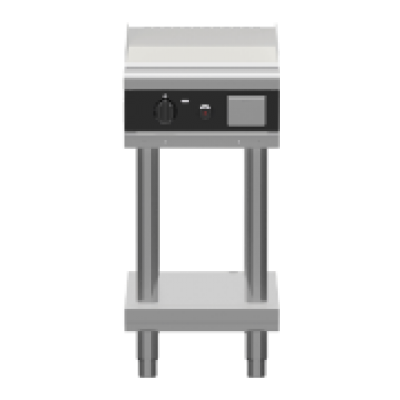 Waldorf Bold GPLB8450G-LS - 450mm Gas Griddle Low Back Version - Leg Stand